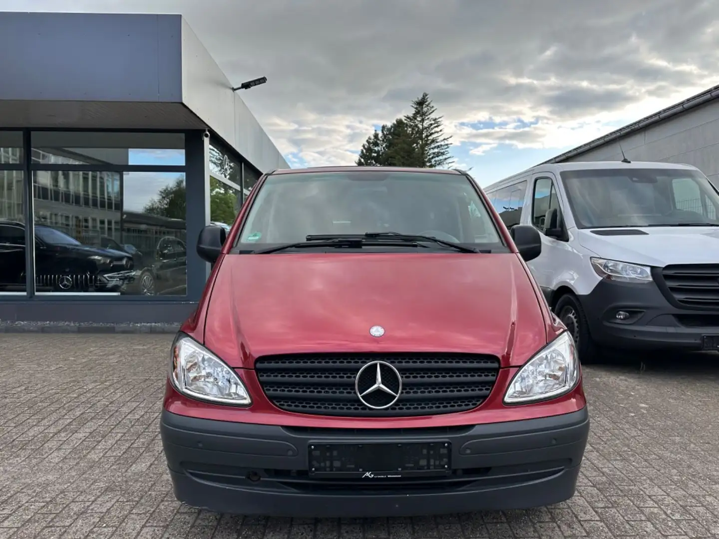 Mercedes-Benz Viano Vito 120 CDI V6  Lang*8-Sitzer*Klimaautom*StHz.* Rouge - 2