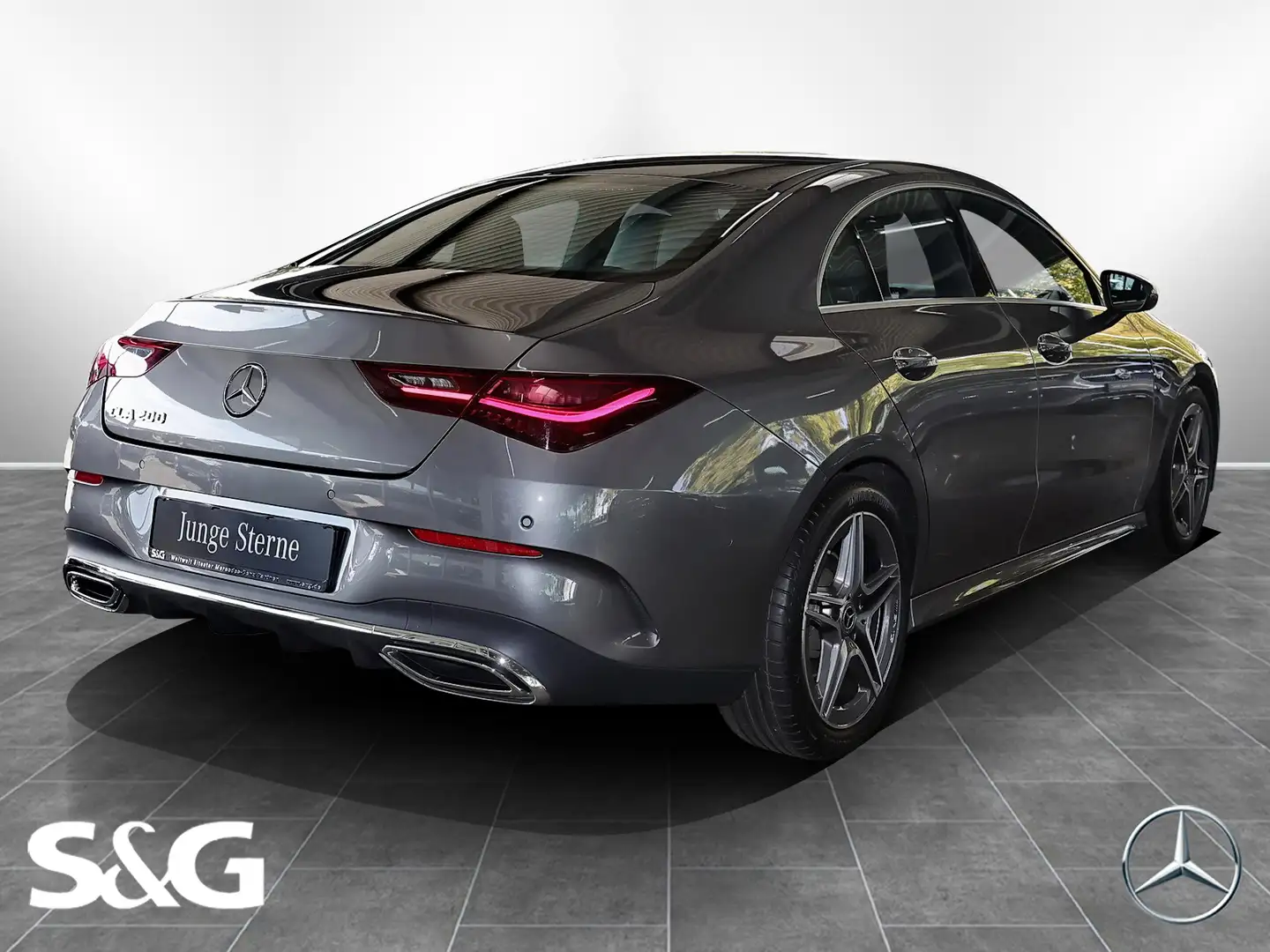 Mercedes-Benz CLA 200 Coupé AMG KEYLESS+KAMERA+CARPLAY+LED+18" Gris - 2