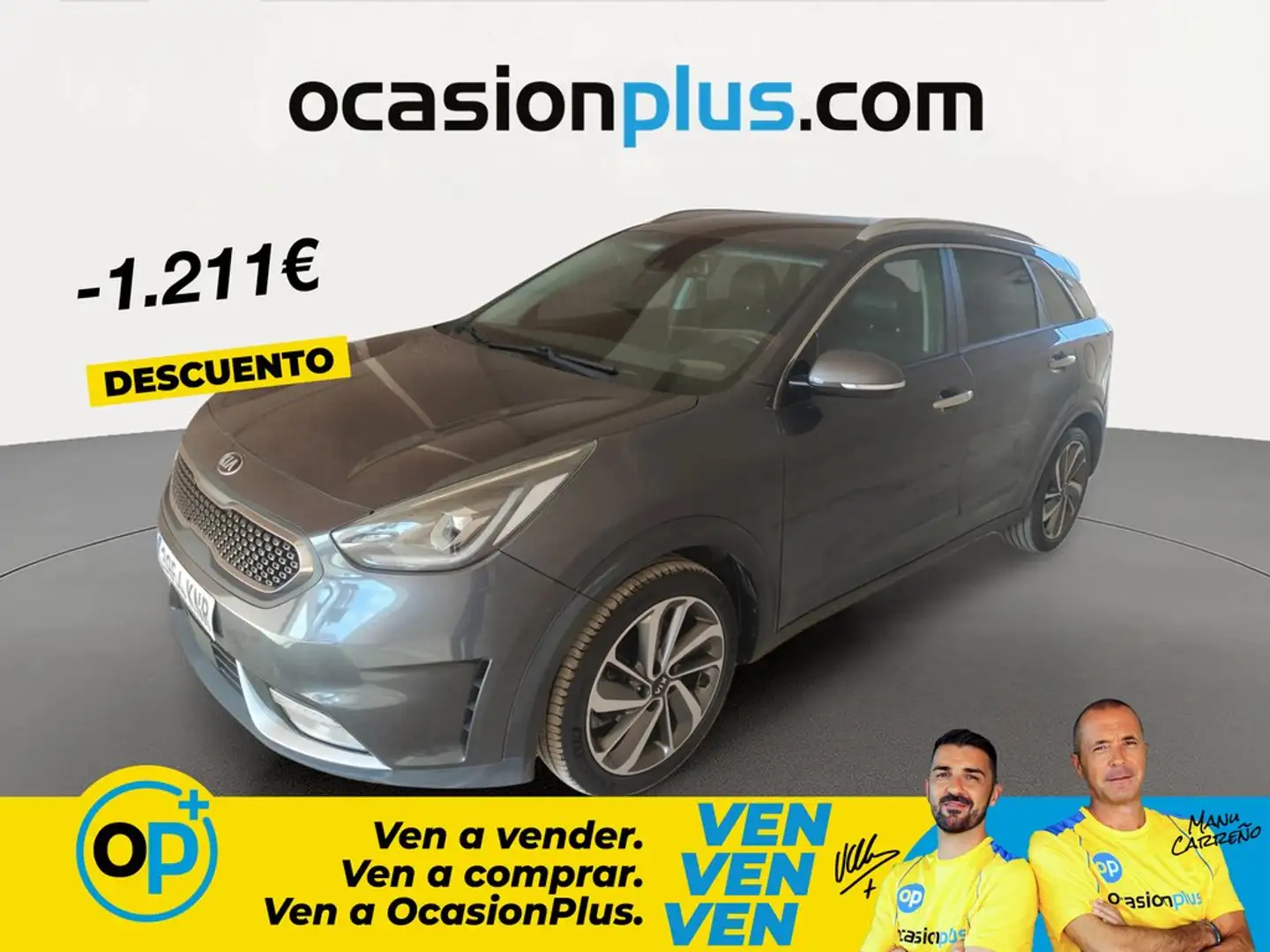 Kia Niro 1.6 HEV Emotion Gris - 1