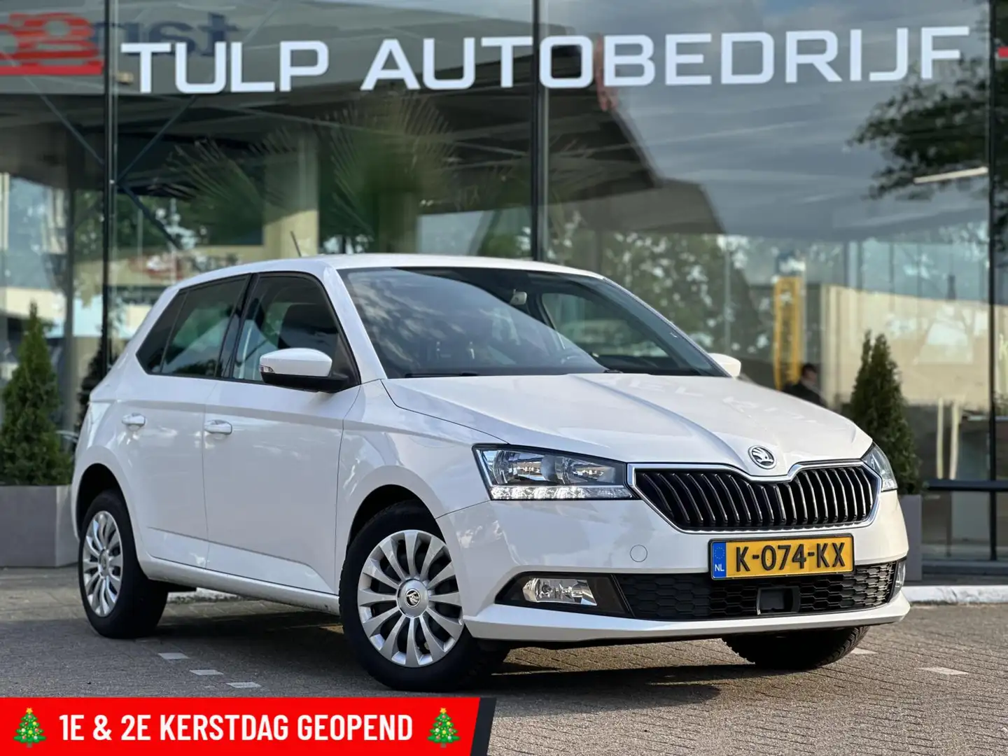 Skoda Fabia 1.0 TSI Online Edition 5 deurs Clima Navi NAP Wit - 2