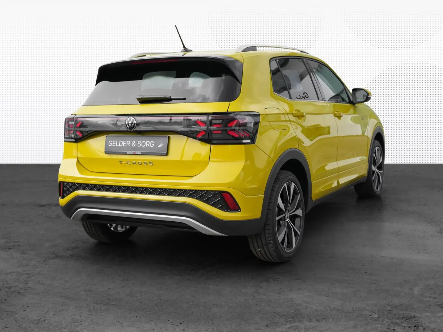 Volkswagen T-Cross 1.0 TSI R-Line DSG AHZ*SHZ*Navi*RFK*LED Jaune - 2