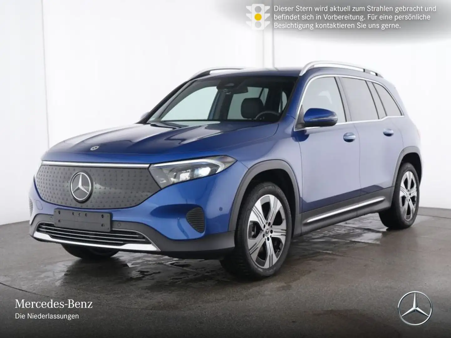 Mercedes-Benz EQB 300 4M PROG+PLUS-PAKET+KAMERA+KEYLESS+SPUR Blau - 2