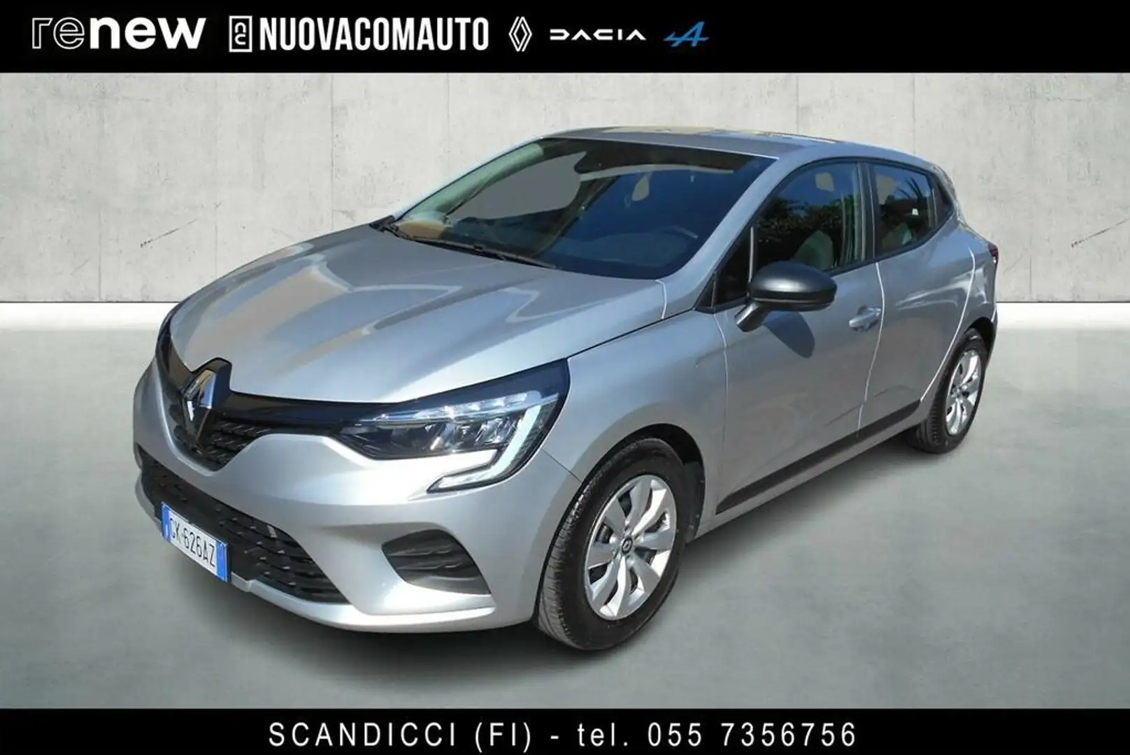 Renault Clio 1.0 tce Life 90cv my21 Grigio - 1