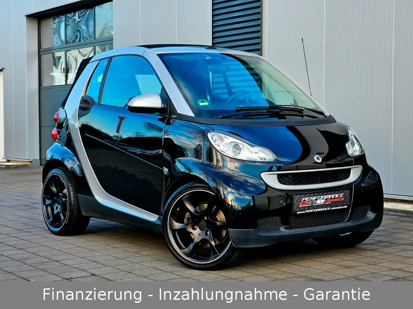 smart forTwo Cabrio Lorinser 17 Zoll + Carlsson Auspuf Schwarz - 1