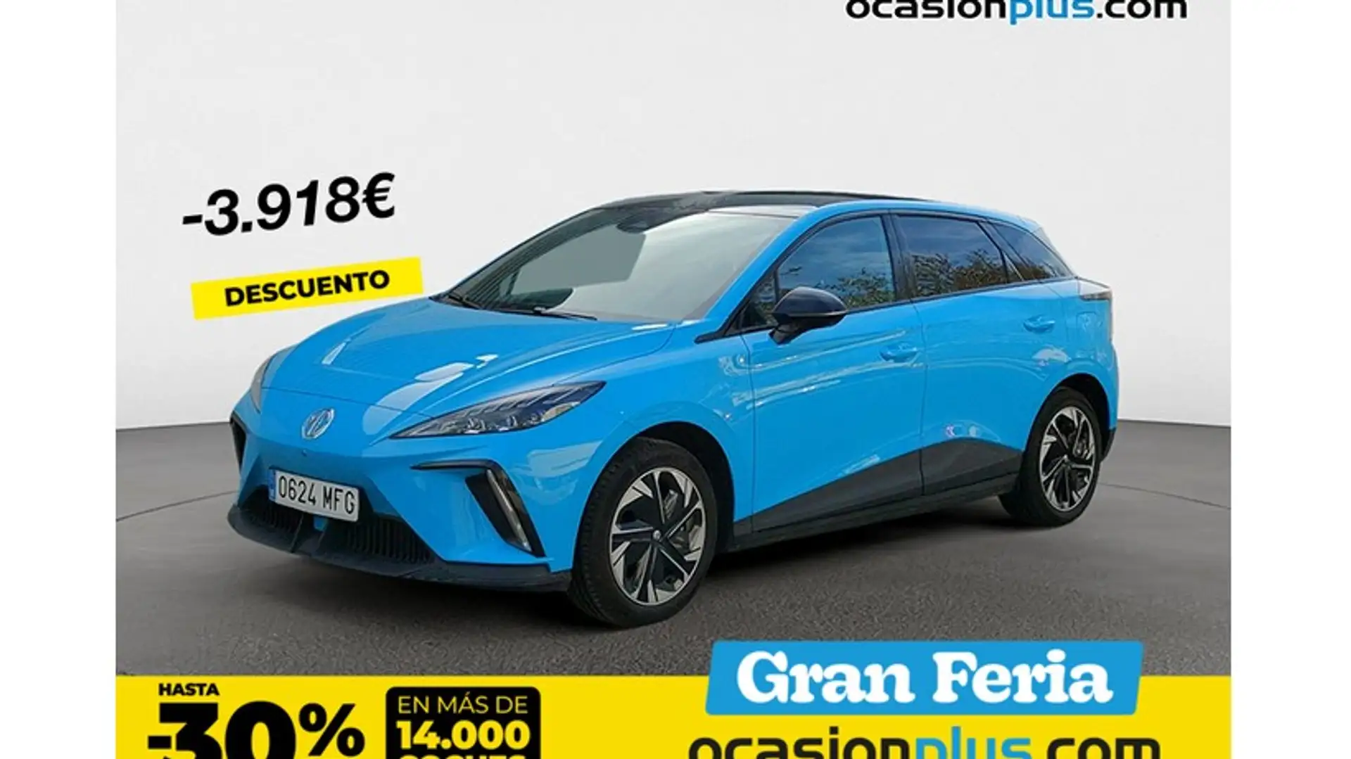 MG MG4 4 Luxury 64kWh Bleu - 1