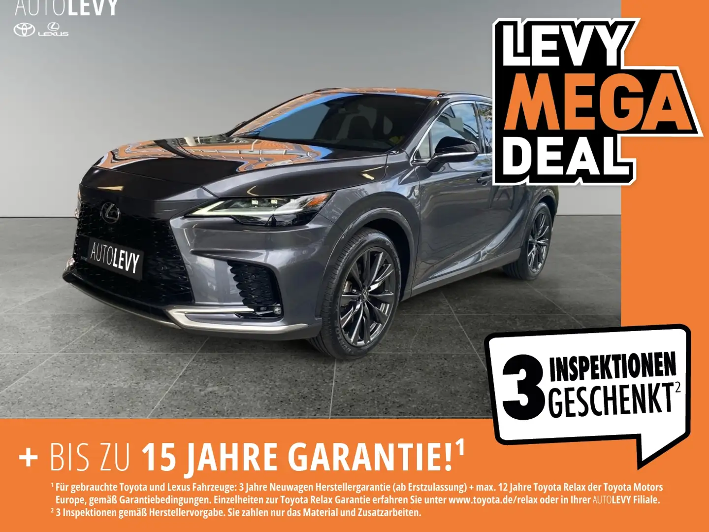Lexus RX 350 h E-Four F-Sport Design *PANO*8FACH*HUD* Grau - 1