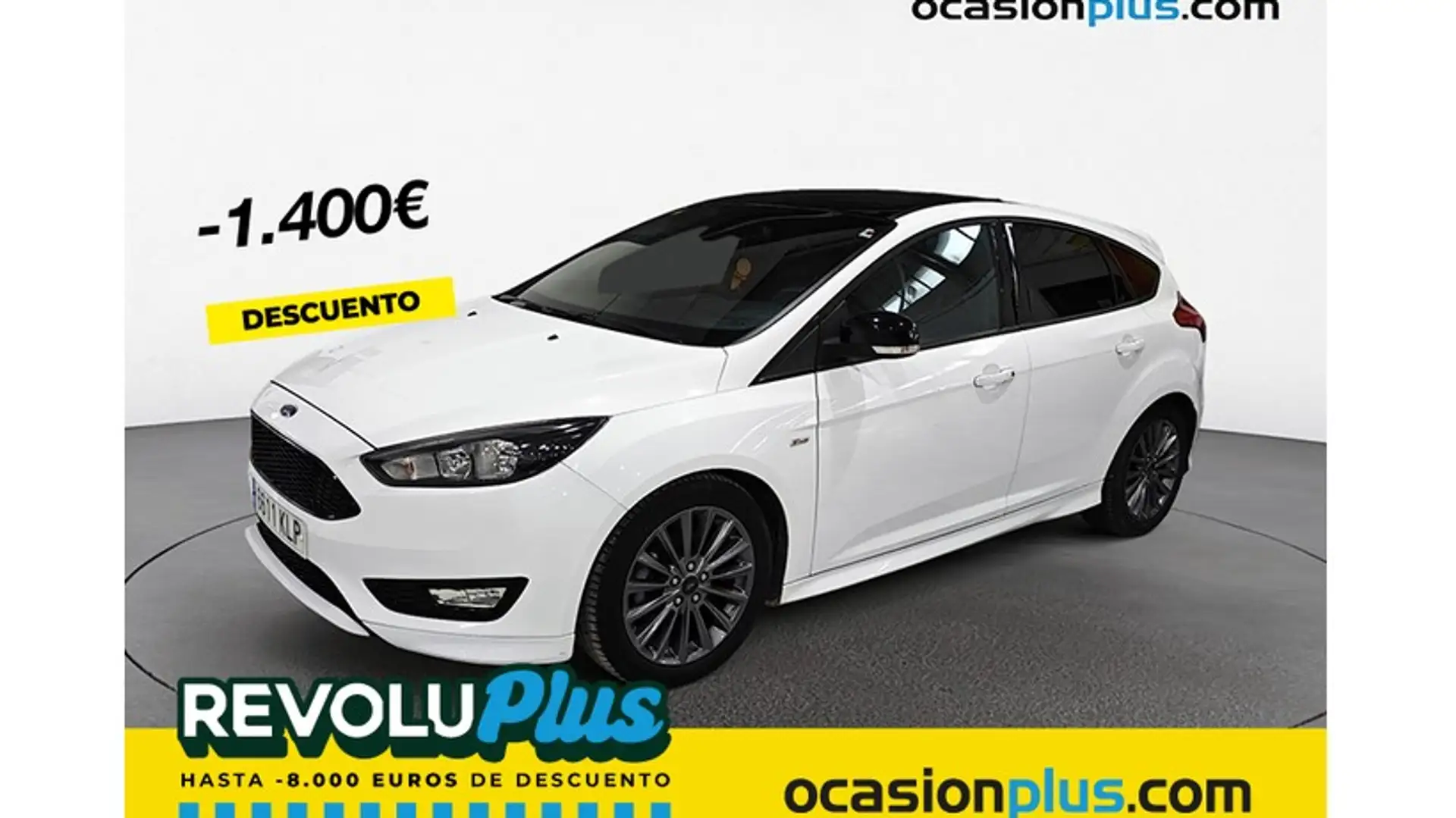 Ford Focus 1.0 Ecoboost Auto-S&S ST-Line 125 Blanc - 1