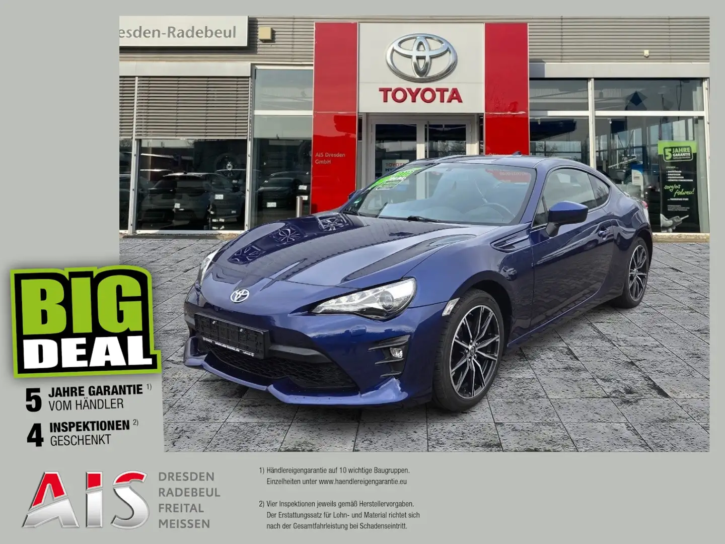 Toyota GT86 2.0 Alcantara+Navi+SHZ+KeyLess+LM Bleu - 1