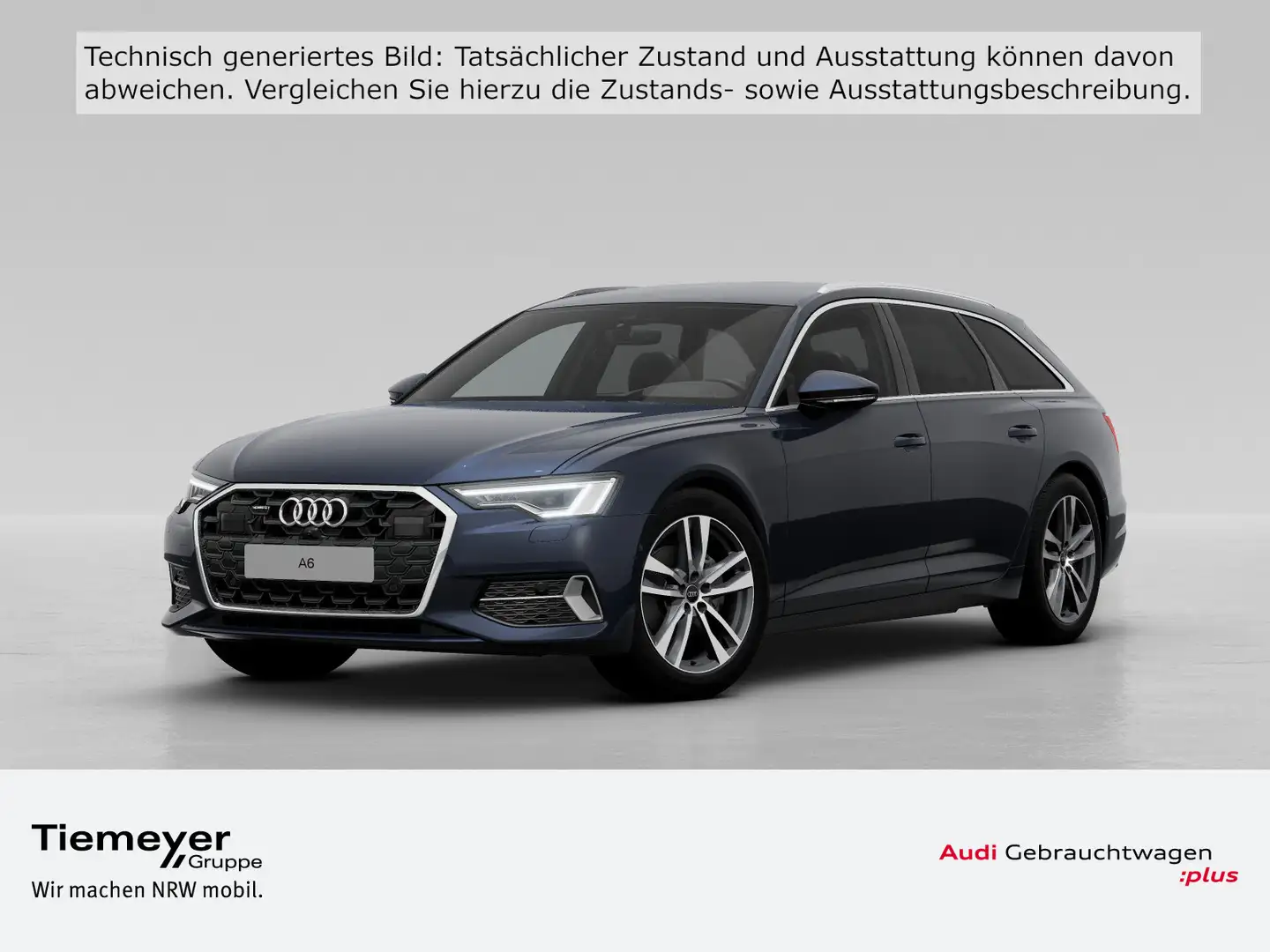 Audi A6 40 TDI Q ADVANCED HuD LEDER AHK MATRIX Blau - 1
