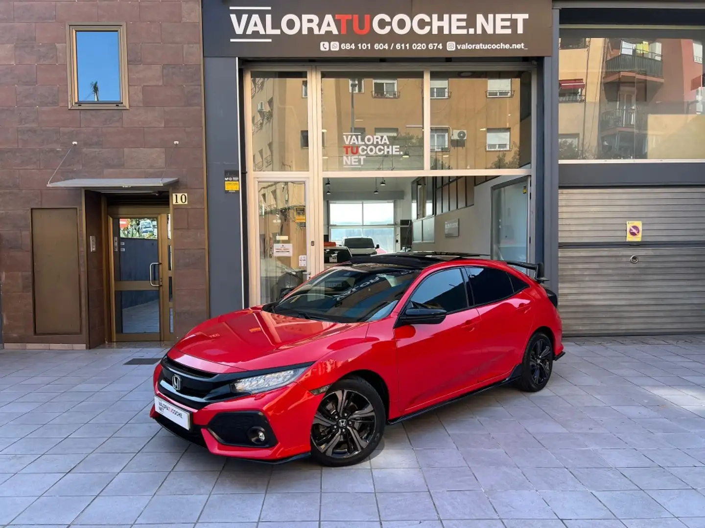 Honda Civic 1.5 VTEC Turbo Sport Plus CVT Rouge - 1