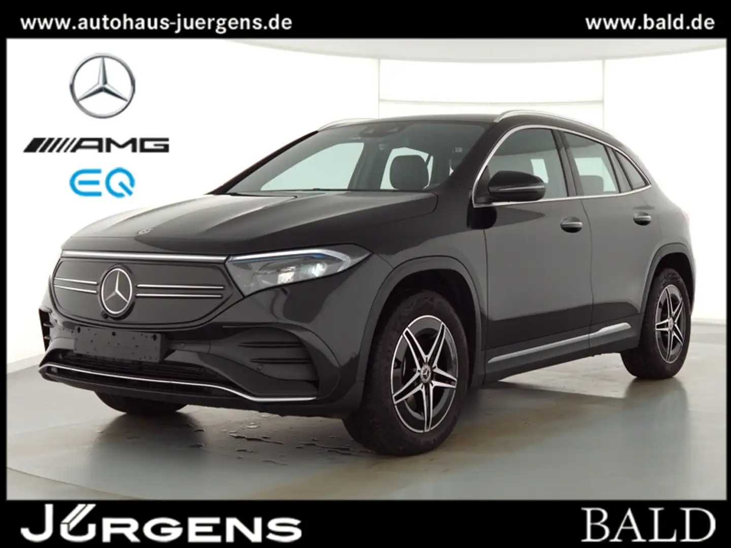 Mercedes-Benz EQA 300 4M AMG-Sport/LED/Cam/Pano/Distr/Keyl/ Schwarz - 1