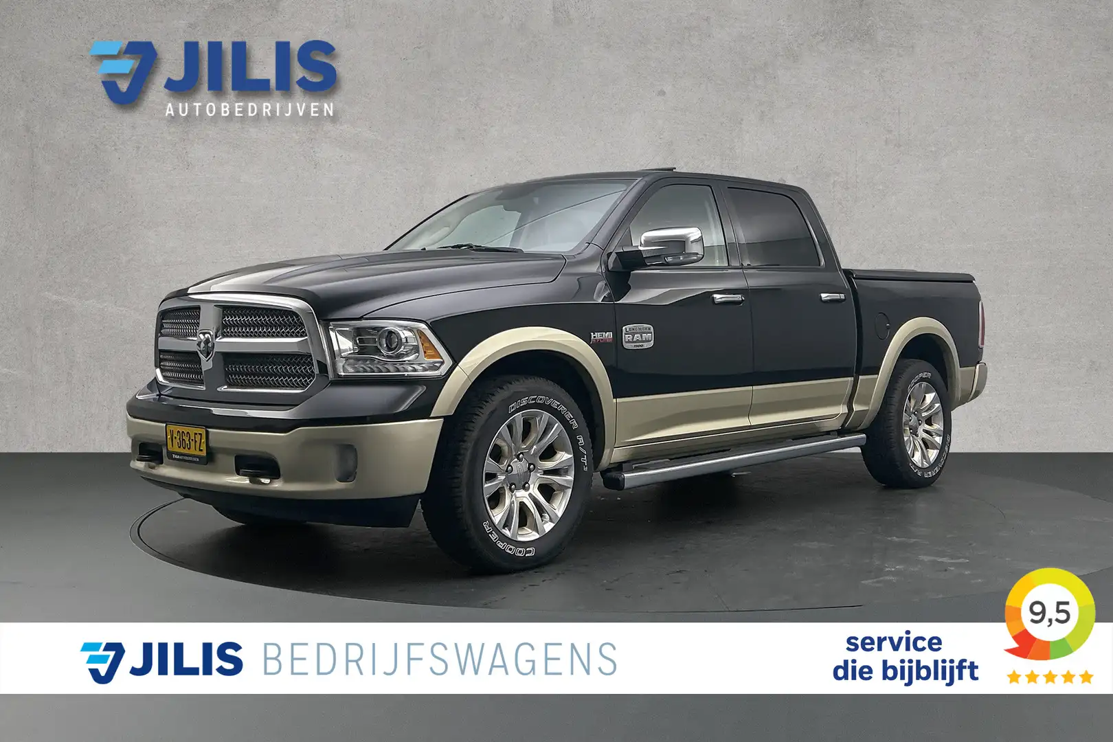 Dodge RAM 1500 5.7 V8 CrewCab | Larami Longhorn Edition | Tr Zwart - 1