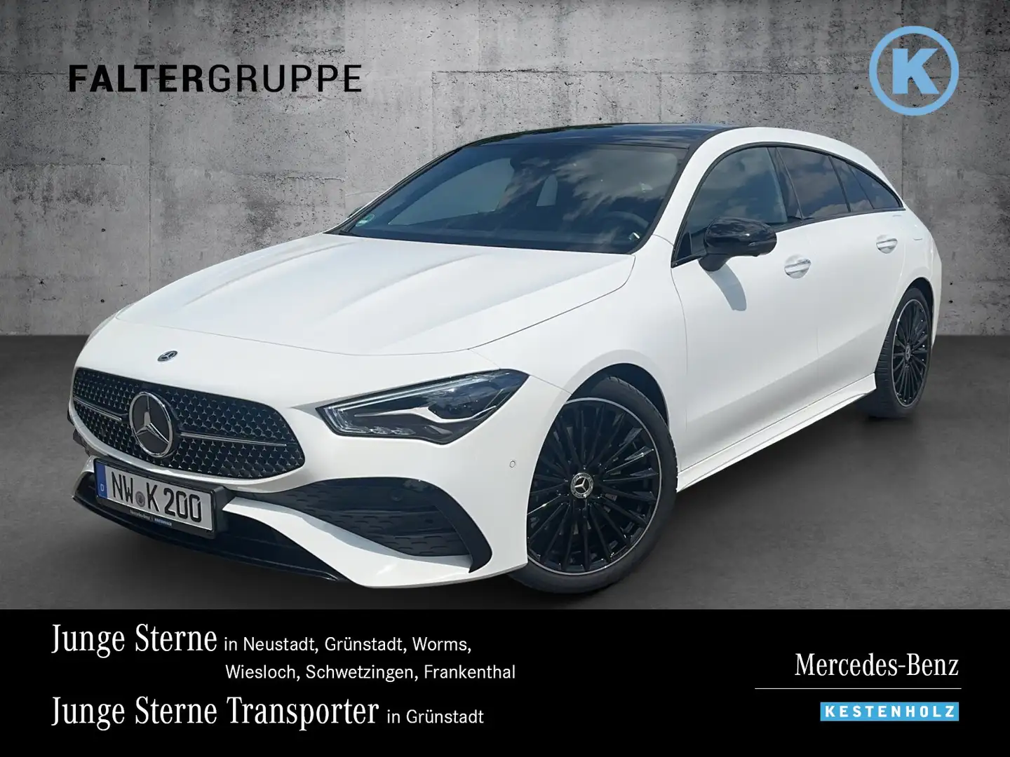 Mercedes-Benz CLA 200 CLA 200 SB AMG+NIGHT+DISTRO+PANO+360°+EASYP+KEYL Weiß - 1