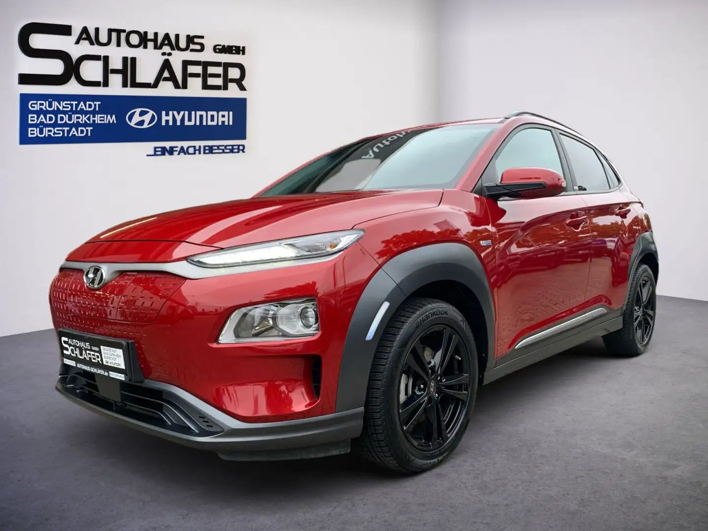 Hyundai KONA KONA Advantage Elektro Navi 8xbereift Rot - 1