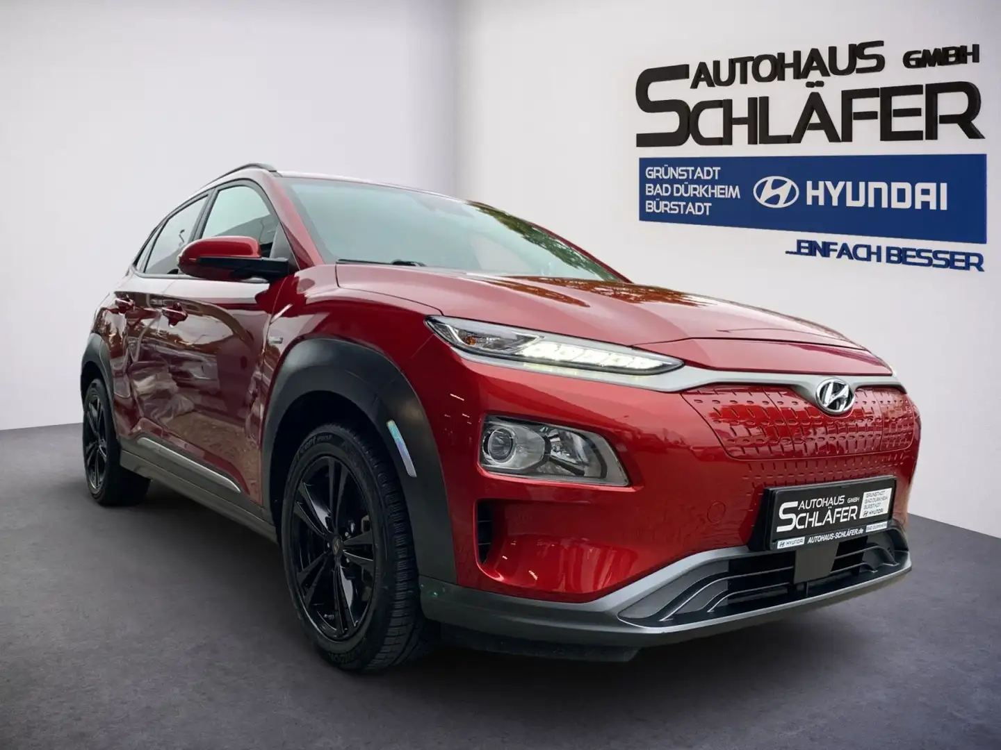 Hyundai KONA KONA Advantage Elektro Navi 8xbereift Rot - 2