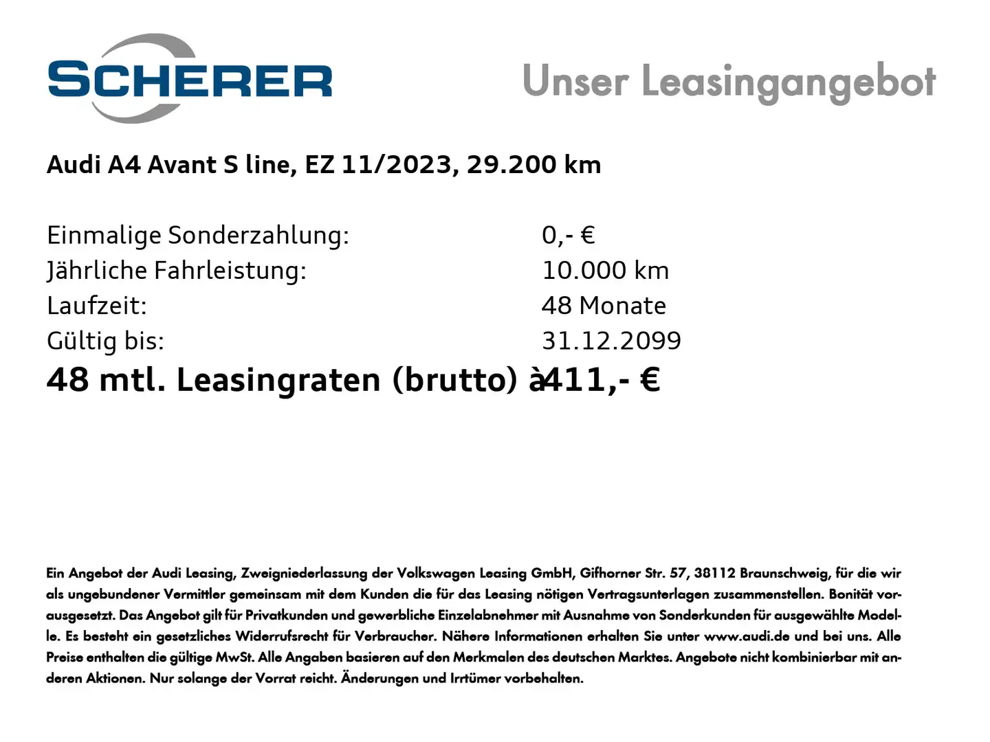 Audi A4 35 TFSI S line Navi, RFK, ACC, LED Weiß - 2