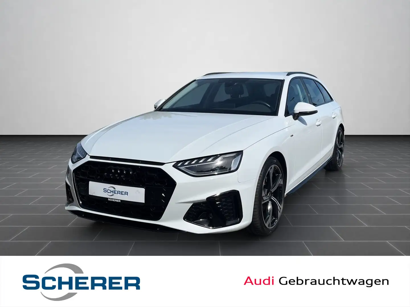 Audi A4 35 TFSI S line Navi, RFK, ACC, LED Weiß - 1