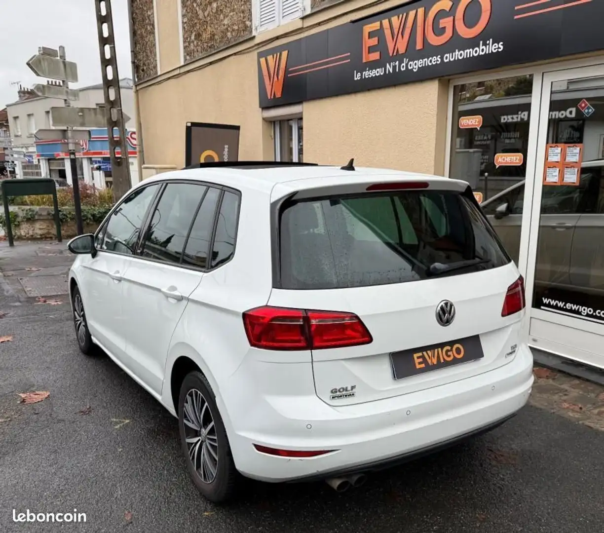 Volkswagen Golf Sportsvan 1.4 TSI 125 BLUEMOTION ALLSTAR DSG TOIT OUVRANT PANORAMIQUE-CARPLAY Blanc - 2