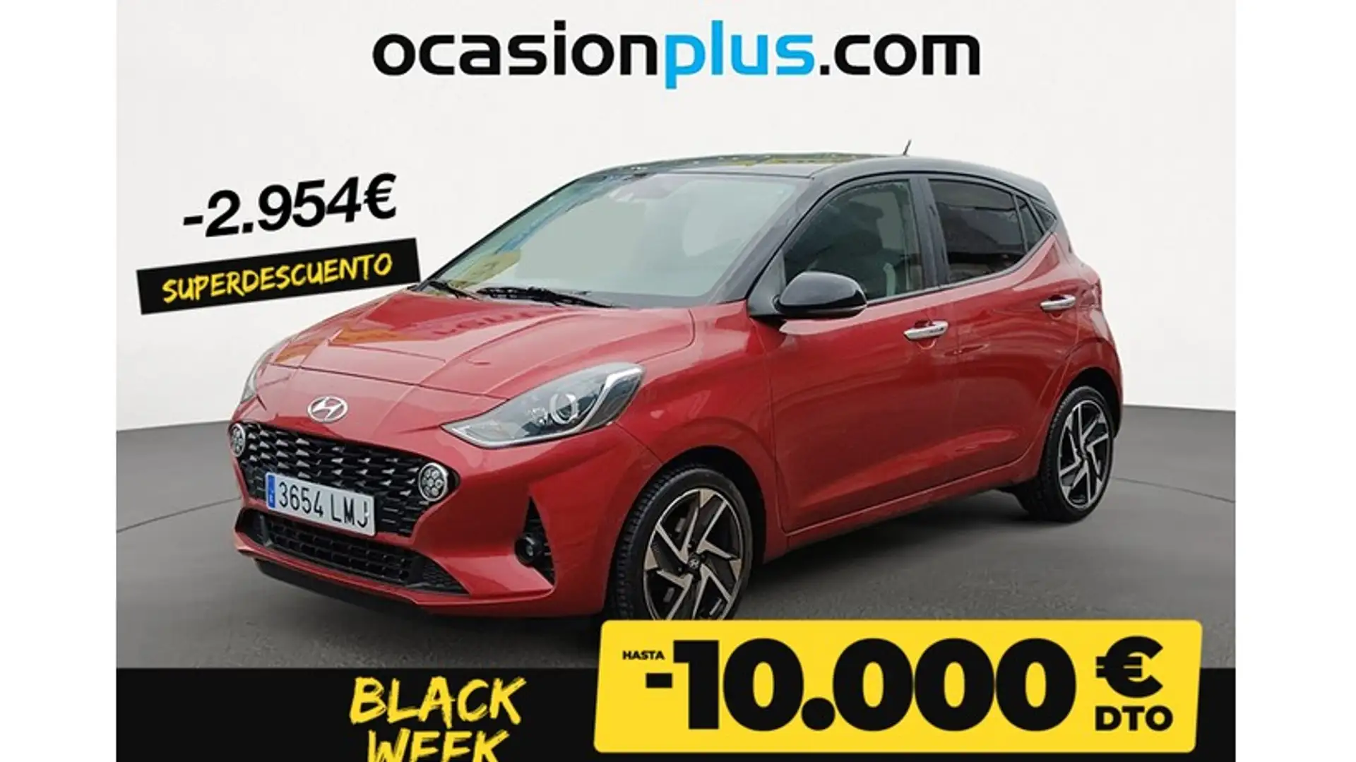 Hyundai i10 1.2 MPI Tecno 2C Rouge - 1