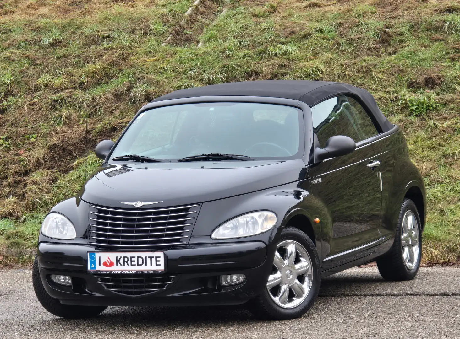 Chrysler PT Cruiser 2.4 Limited Top* Kredit* Cabrio* Leder* Tempomat* Noir - 1