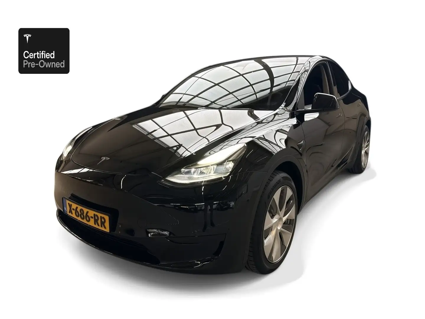 Tesla Model Y RWD/Certified Pre owned Zwart - 1