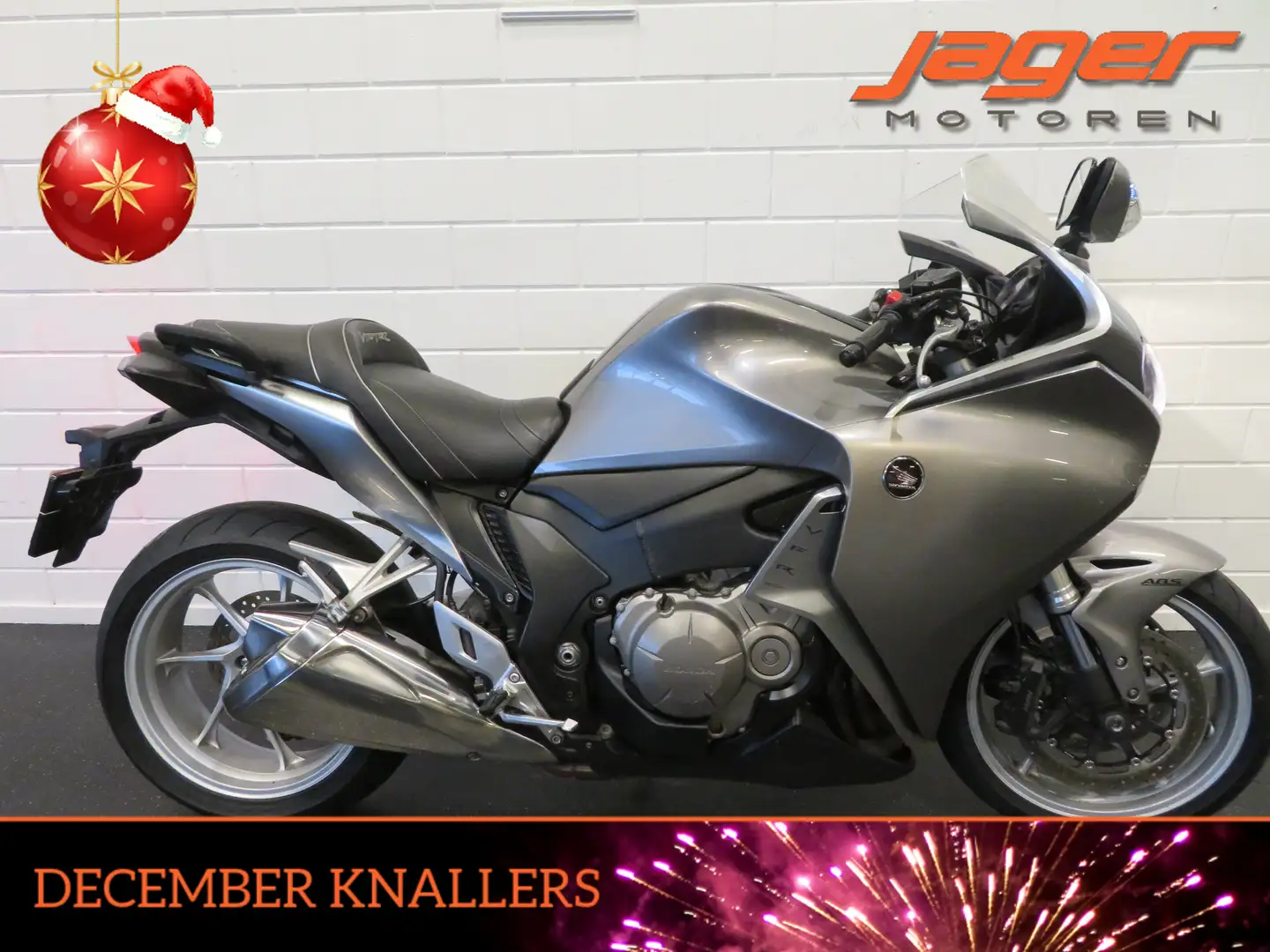 Honda VFR 1200 F VFR1200 TOPPER! EXTRAS Silber - 1