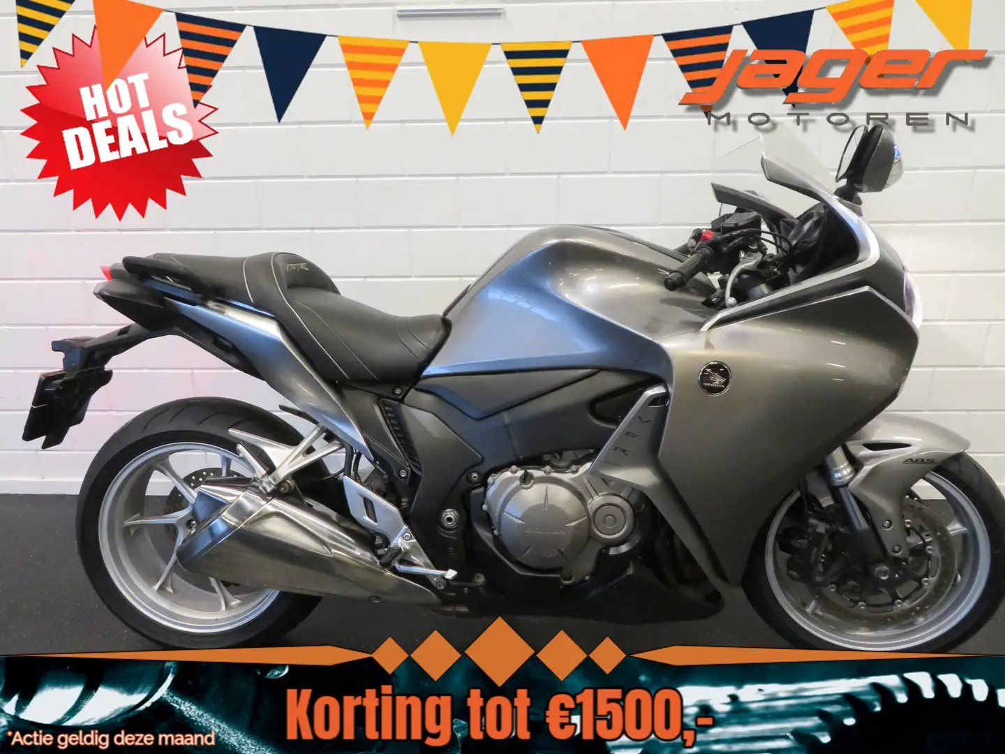 Honda VFR 1200 F VFR1200 TOPPER! EXTRAS Zilver - 1