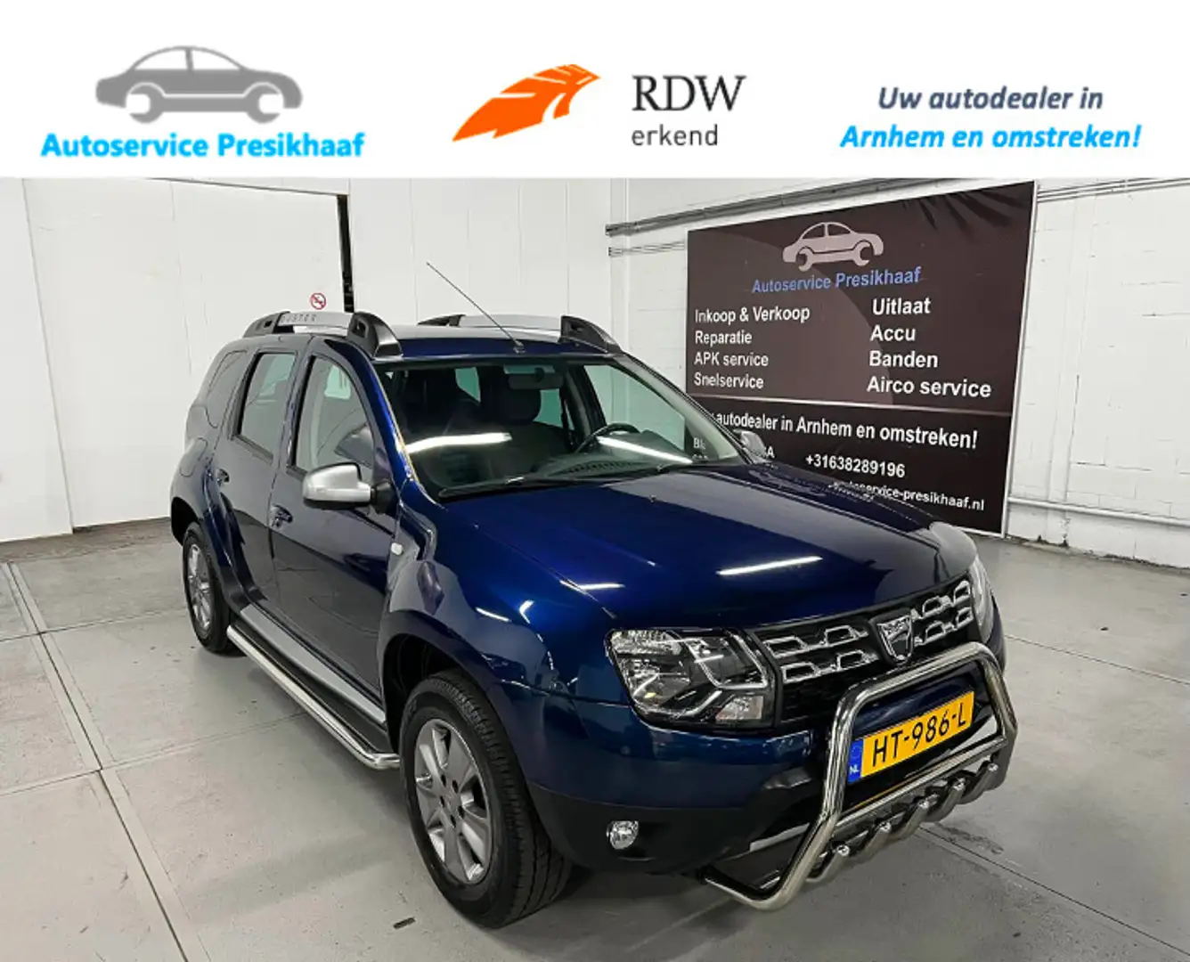 Dacia Duster 1.2 TCe 4x2 Prestige NAVIGATIE / CAMERA / LEDER Blauw - 1