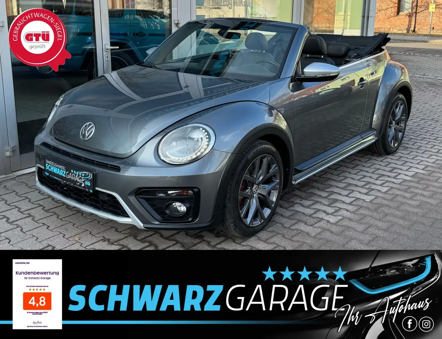 Volkswagen Beetle Cabriolet*DUNE*BI-XENON*KAMERA* Gris - 1