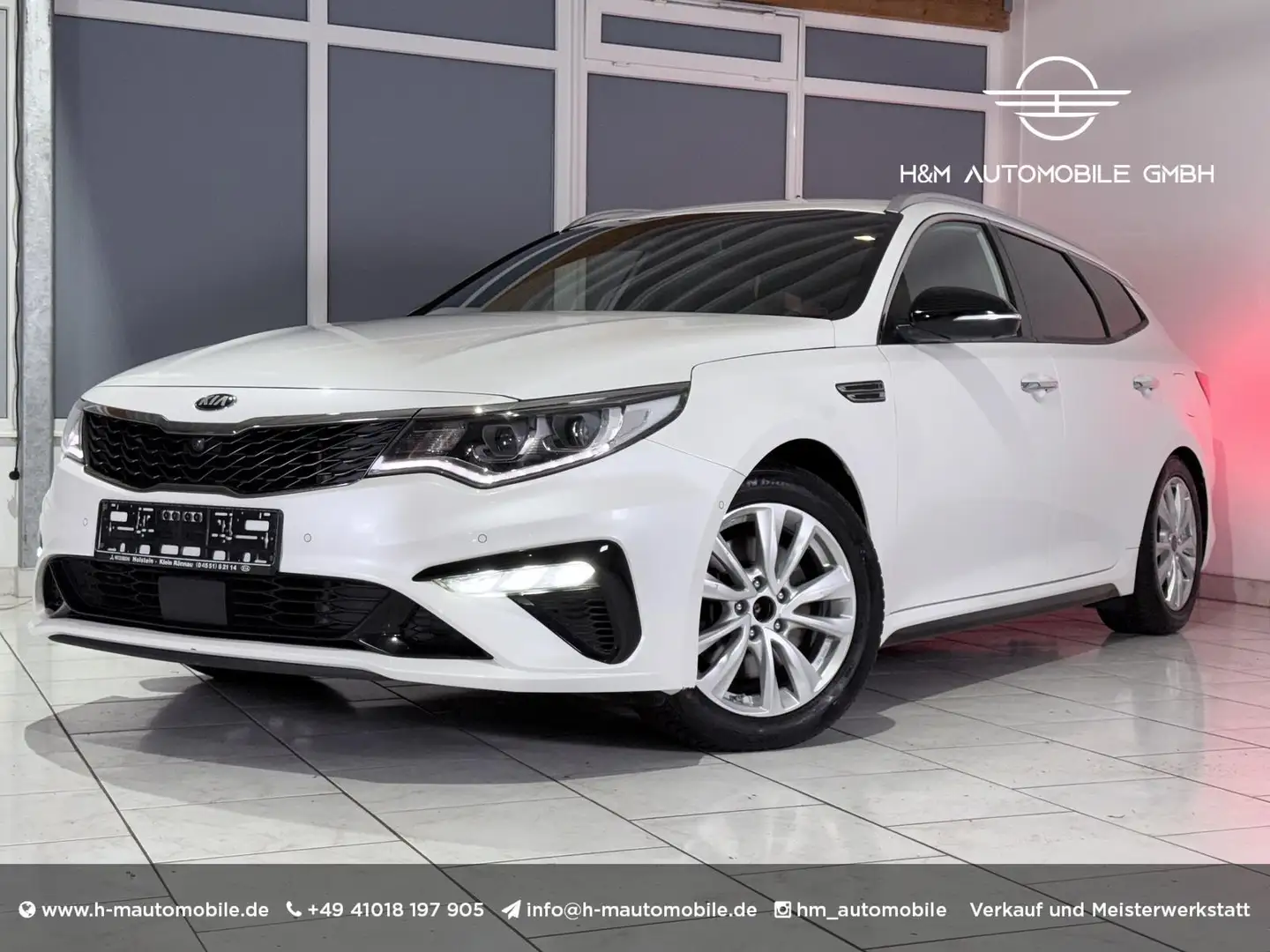 Kia Optima 1.6 CRDi~GT Line/360/Sitzklima/AHK/BOSE Белый - 1