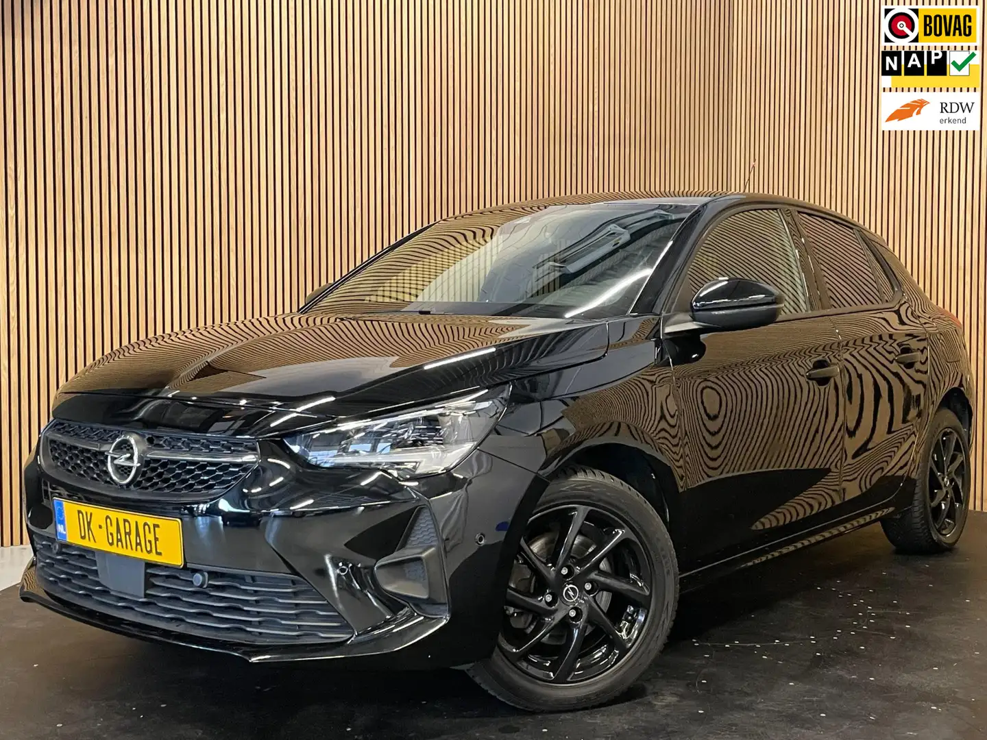 Opel Corsa 1.2 GS Line|BLACK EDITION|AUTOMAAT|CARPLAY|360 CAM Schwarz - 1