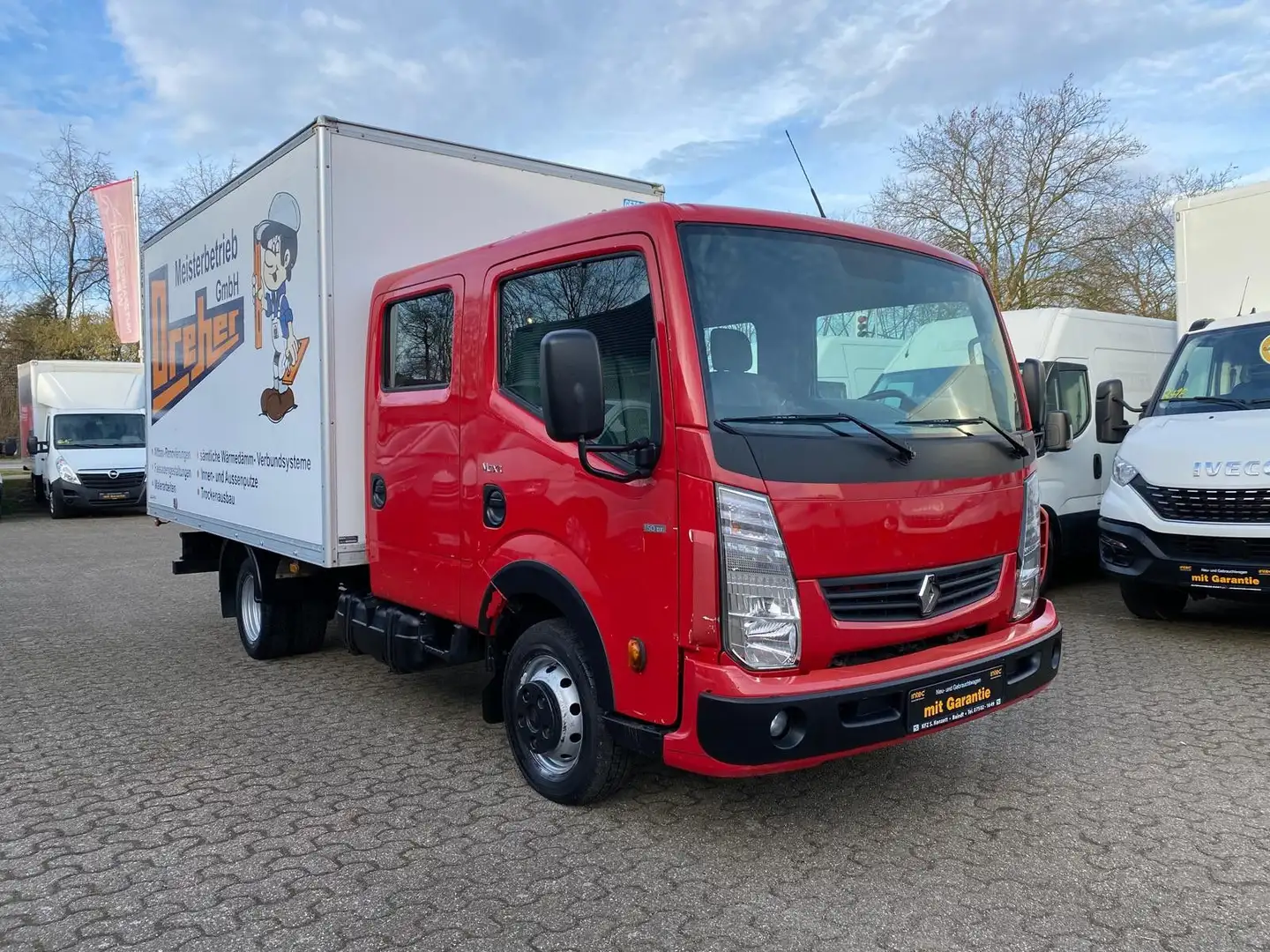 Renault Master Maxity 3,0 D Maxi Koffer*7-Sitzer*AHK 3.500 Kg* Piros - 2