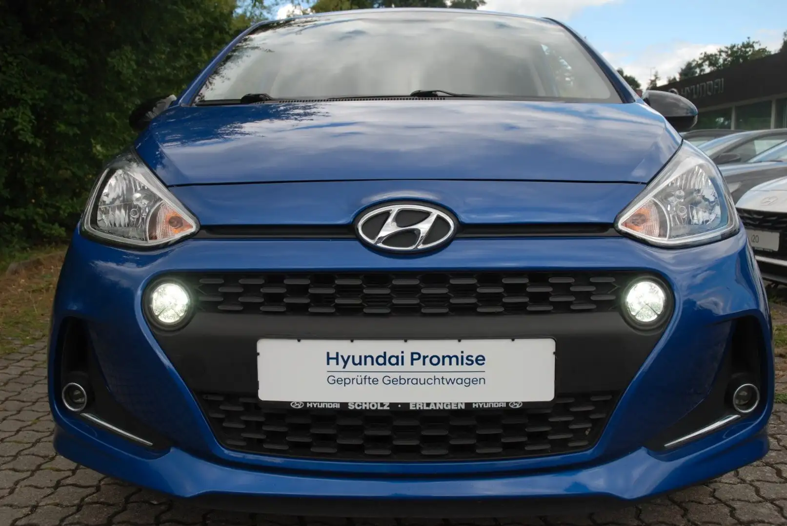 Hyundai i10 1.2 YES!+ Klimaaut SHZ Bluetooth Bleu - 2