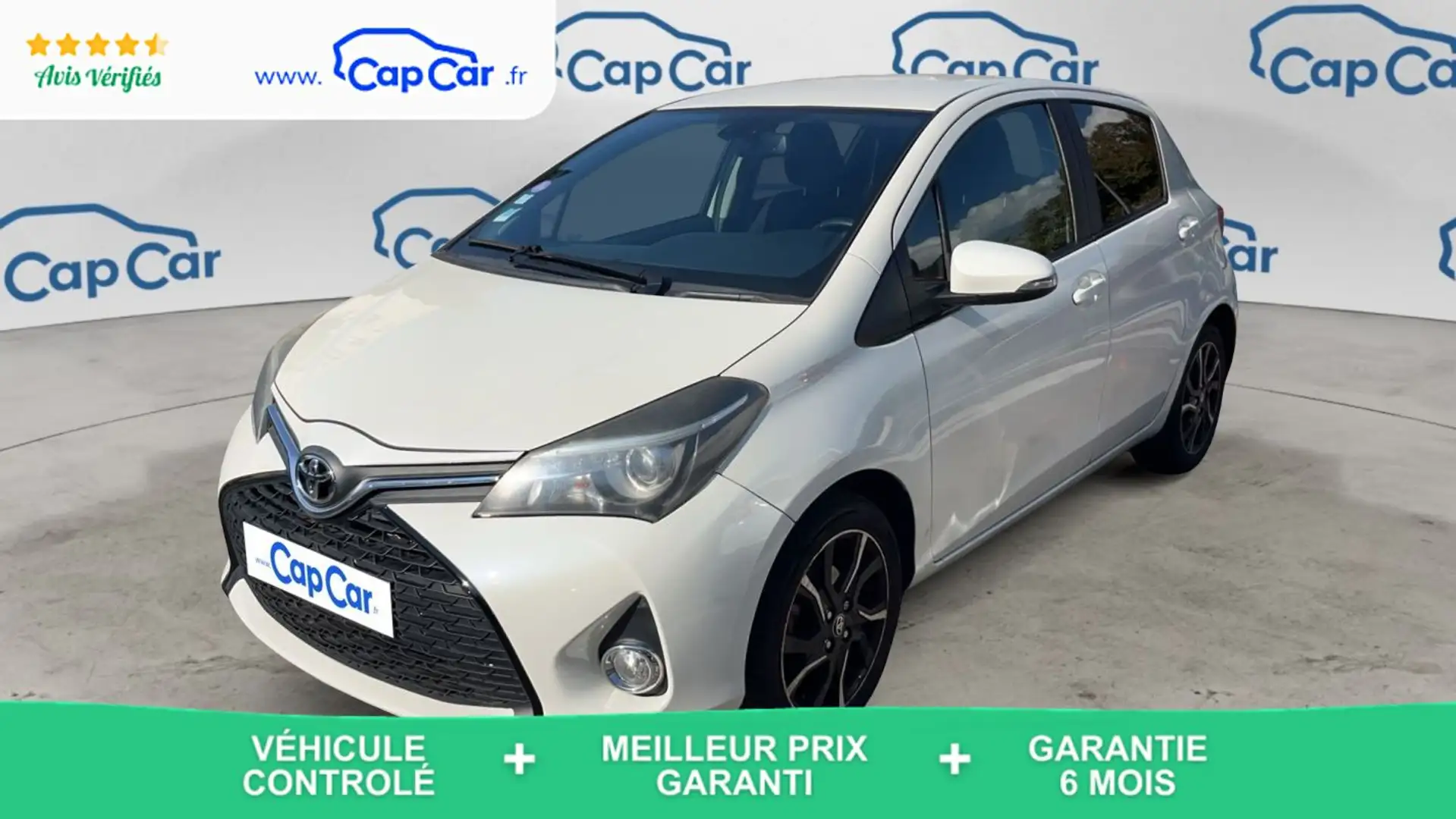 Toyota Yaris 1.3 VVT-i 99 Style Blanc - 1