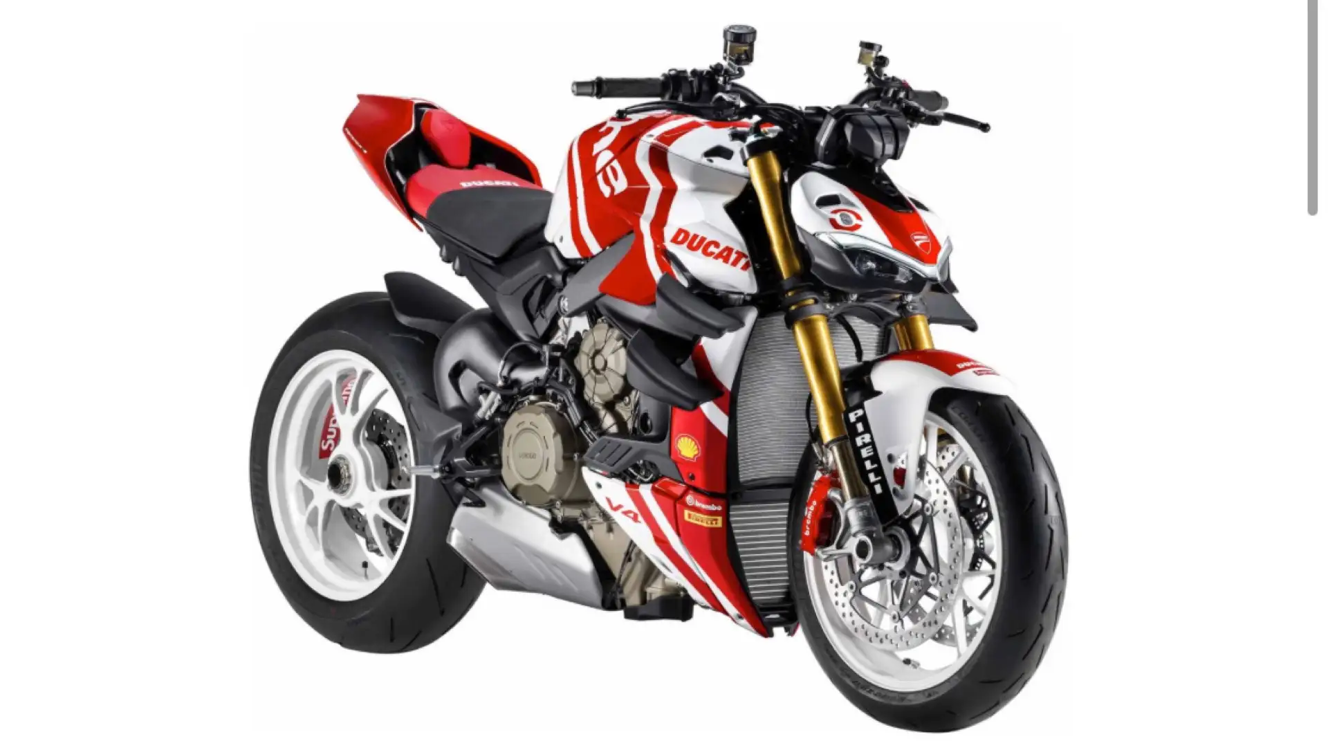 Ducati Streetfighter SUPREME limited edition v4 s Білий - 2