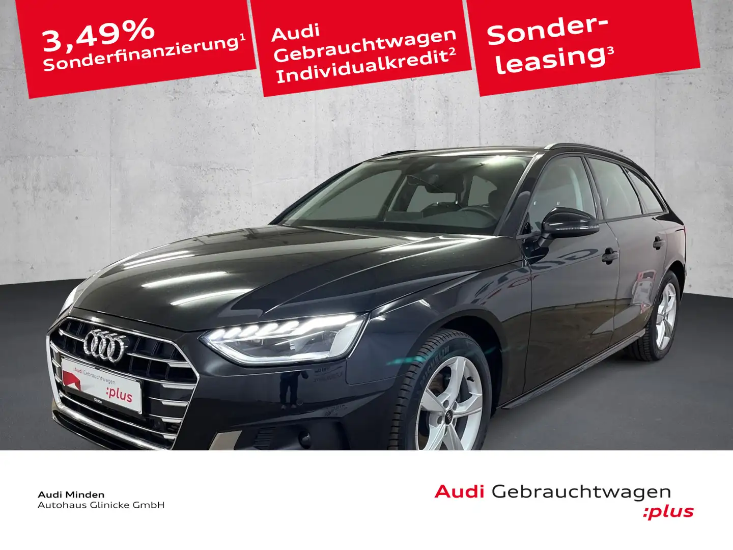 Audi A4 35 TFSI advanced AHK LED Navi PDC vo/hi Schwarz - 1