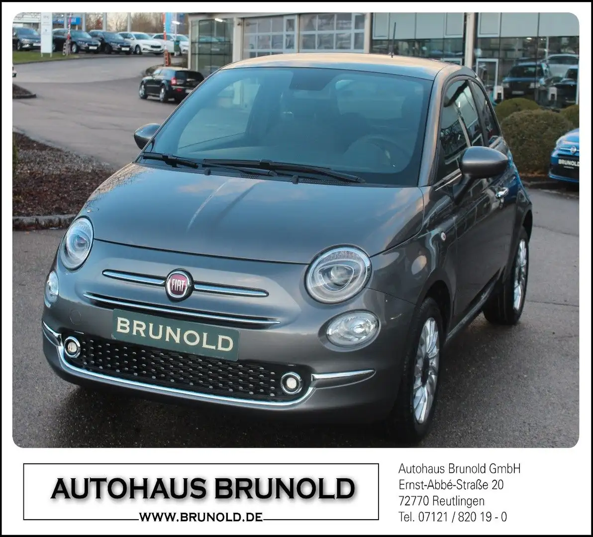 Fiat 500 MY22 1.0 GSE Hybrid DOLCEVITA 51kW (70PS) Gris - 1