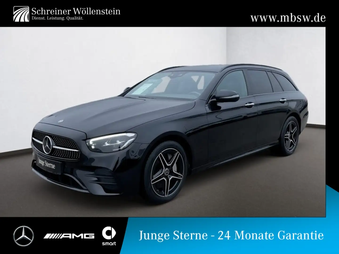 Mercedes-Benz E 300 de T AMG*PANO-DACH*WIDESCREEN*LED*KAMERA* Schwarz - 1