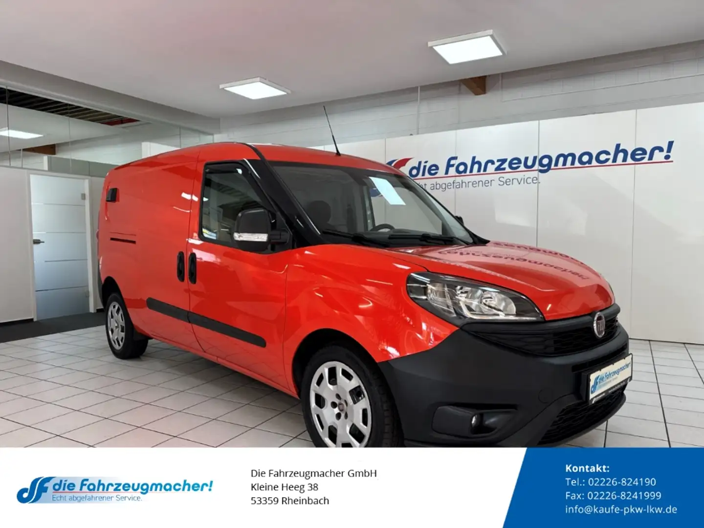 Fiat Doblo SX Maxi Kasten 1.6 Multijet EU6d DAB Rückfahrkam. Oranžová - 1