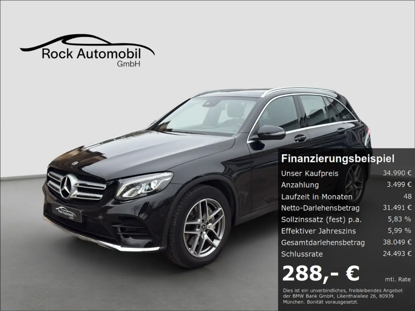 Mercedes-Benz GLC 220 d 4M 9G AMG Line LED *Garantie* Schwarz - 1