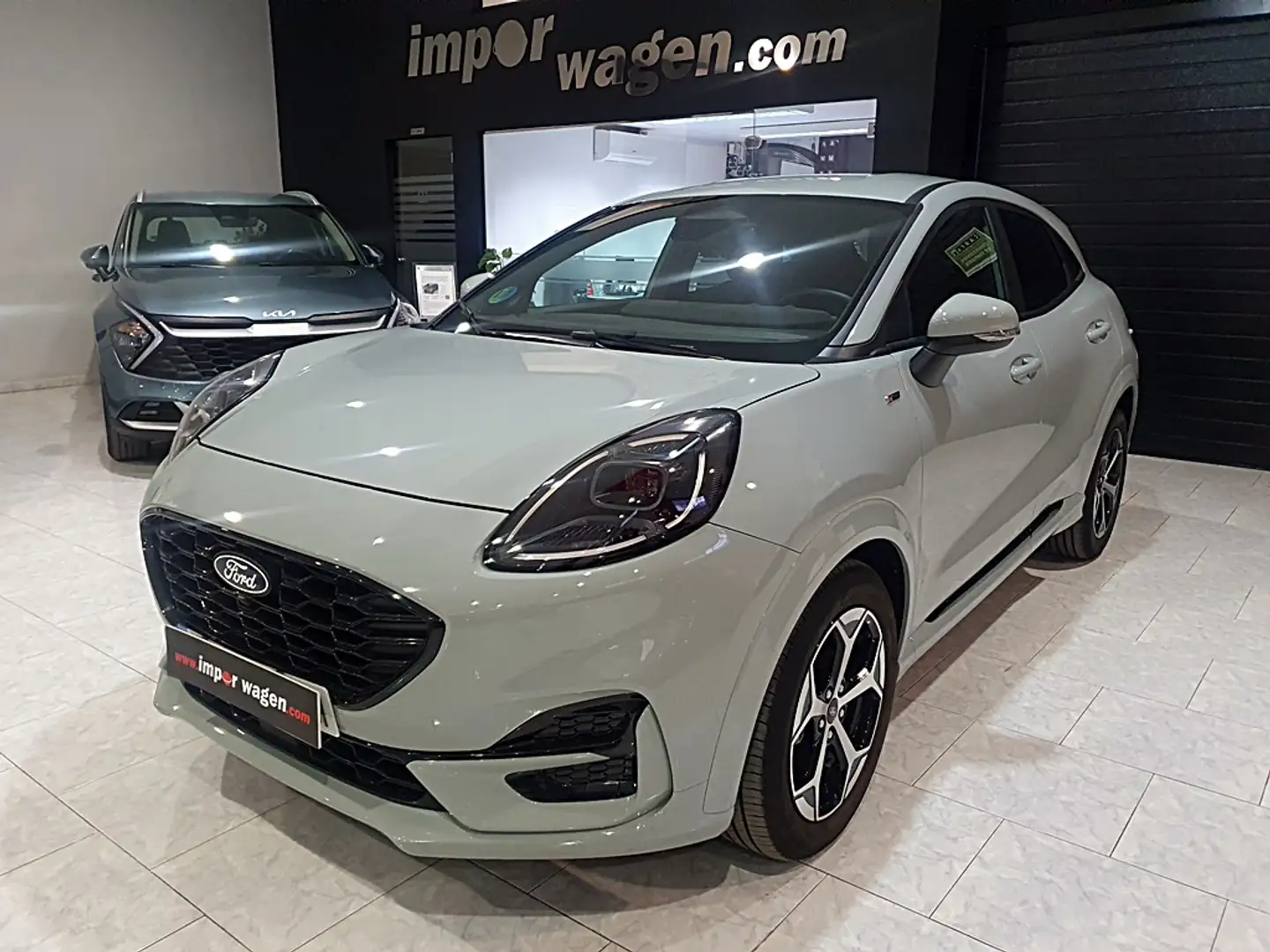Ford Puma 1.0 EcoBoost MHEV ST-Line X Aut. 125 Gris - 1