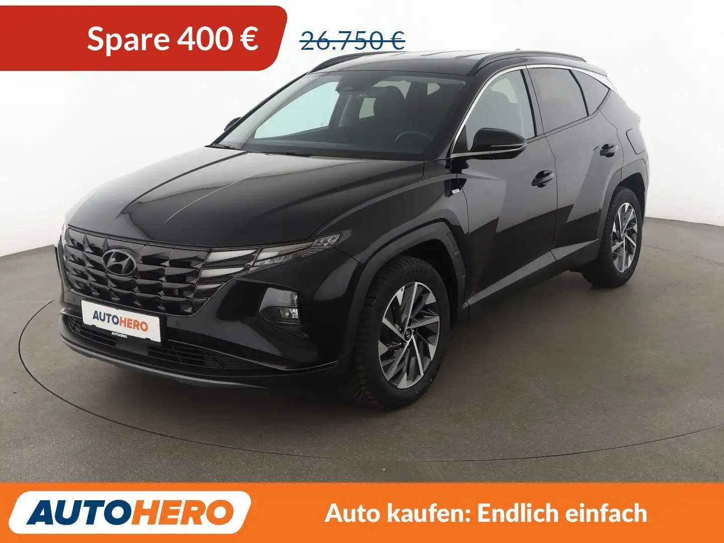 Hyundai TUCSON 1.6 T-GDI Mild-Hybrid Trend 4WD Aut.*NAVI*CAM**LED Schwarz - 1