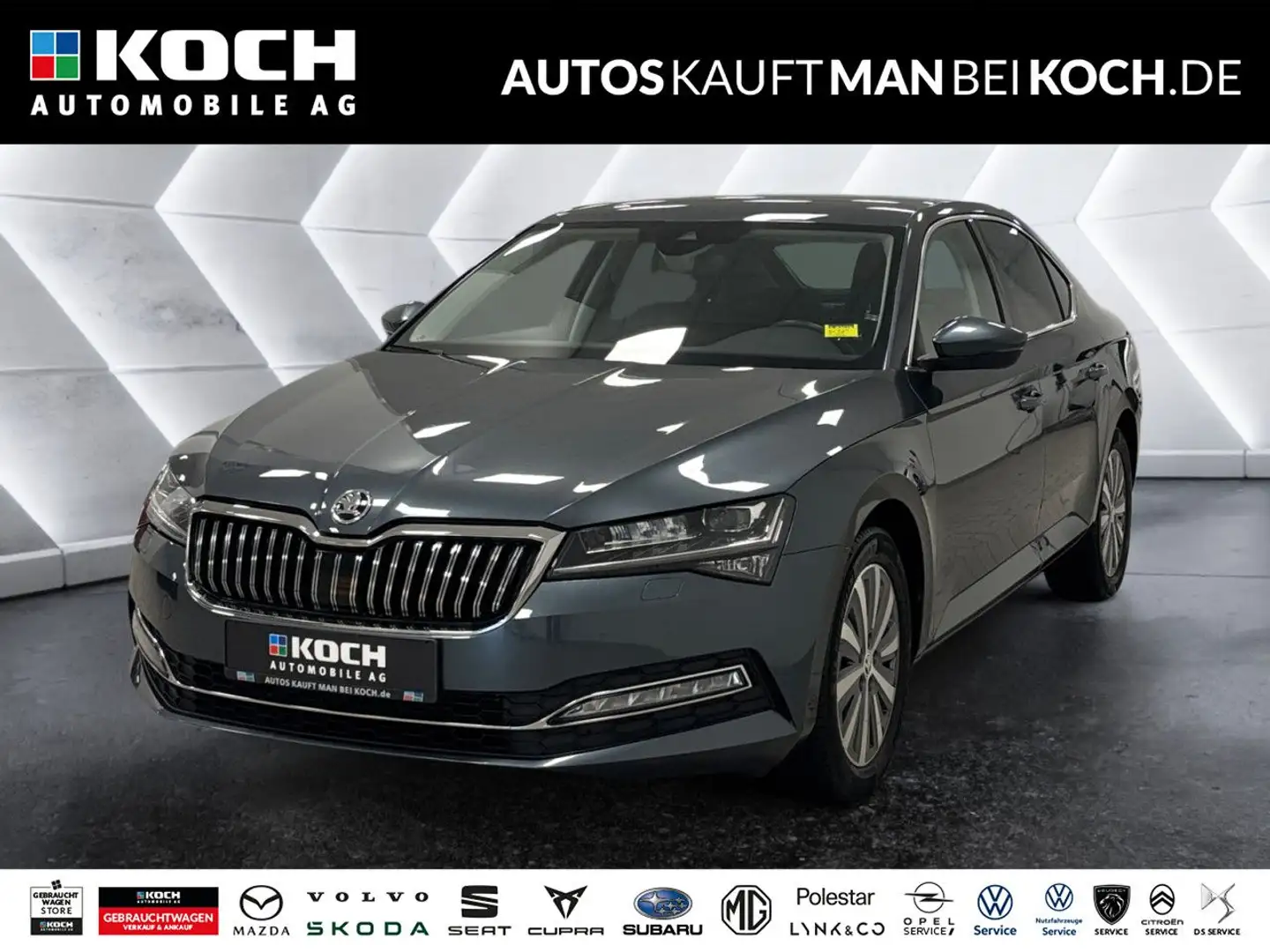 Skoda Superb Limo 1.5 TSI MATRIX PDC KLIMAAUT MEMORY Grau - 1
