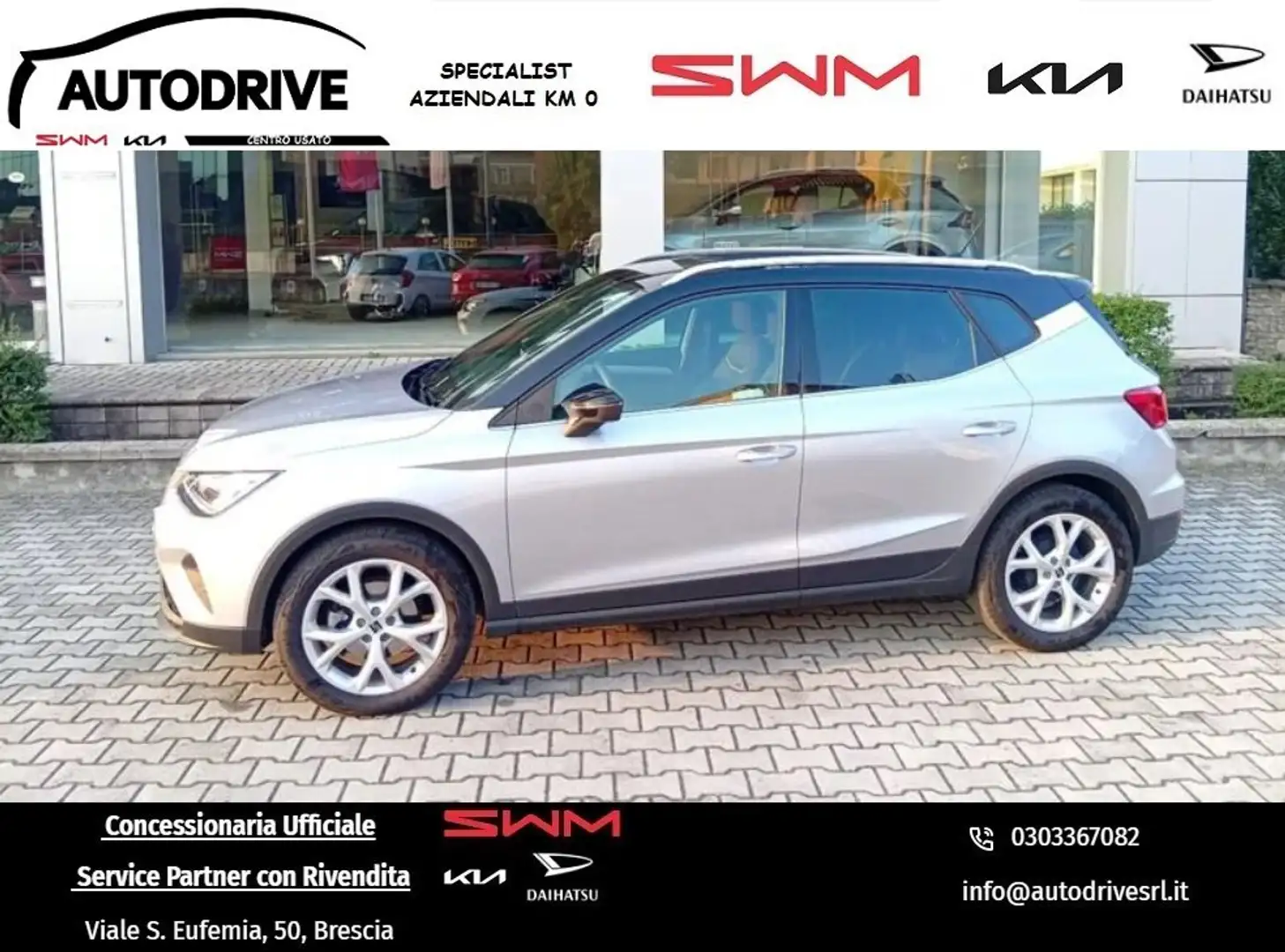 SEAT Arona Arona 1.0 EcoTSI FR Grau - 1