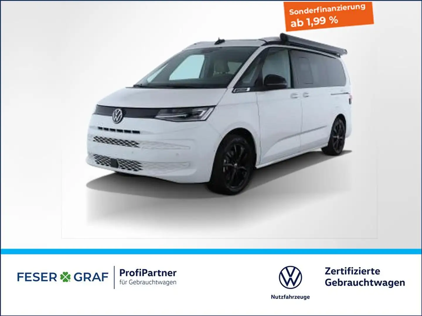 Volkswagen T7 California 1.5TSI eHybrid BeachTour 4x4 DSG AHK ACC LED Rückf Weiß - 1
