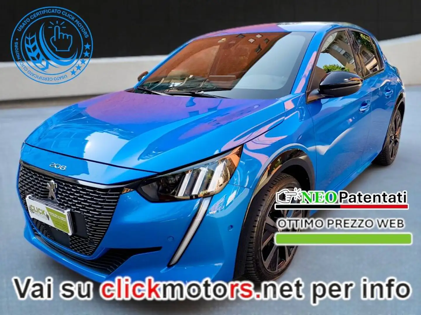 Peugeot 208 208 II 2021 - 1.2 puretech GT Pack s&s 100cv Blau - 1