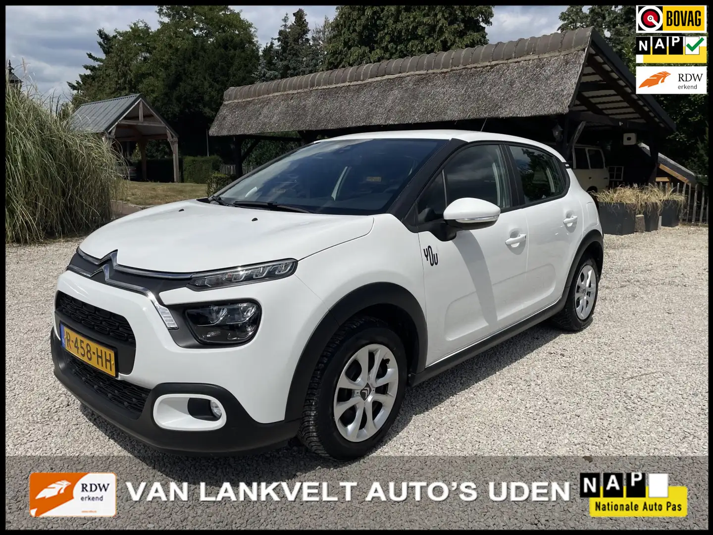 Citroen C3 1.2 You! Stoelverwarming, DAB, Cruise, 1e eig. NAP Wit - 1