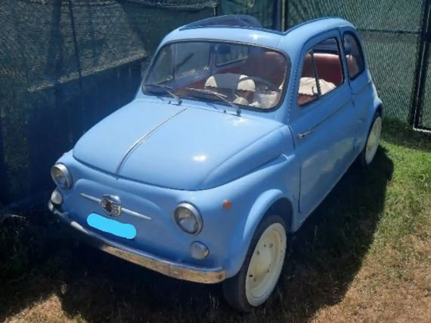 Fiat 500 D plava - 1