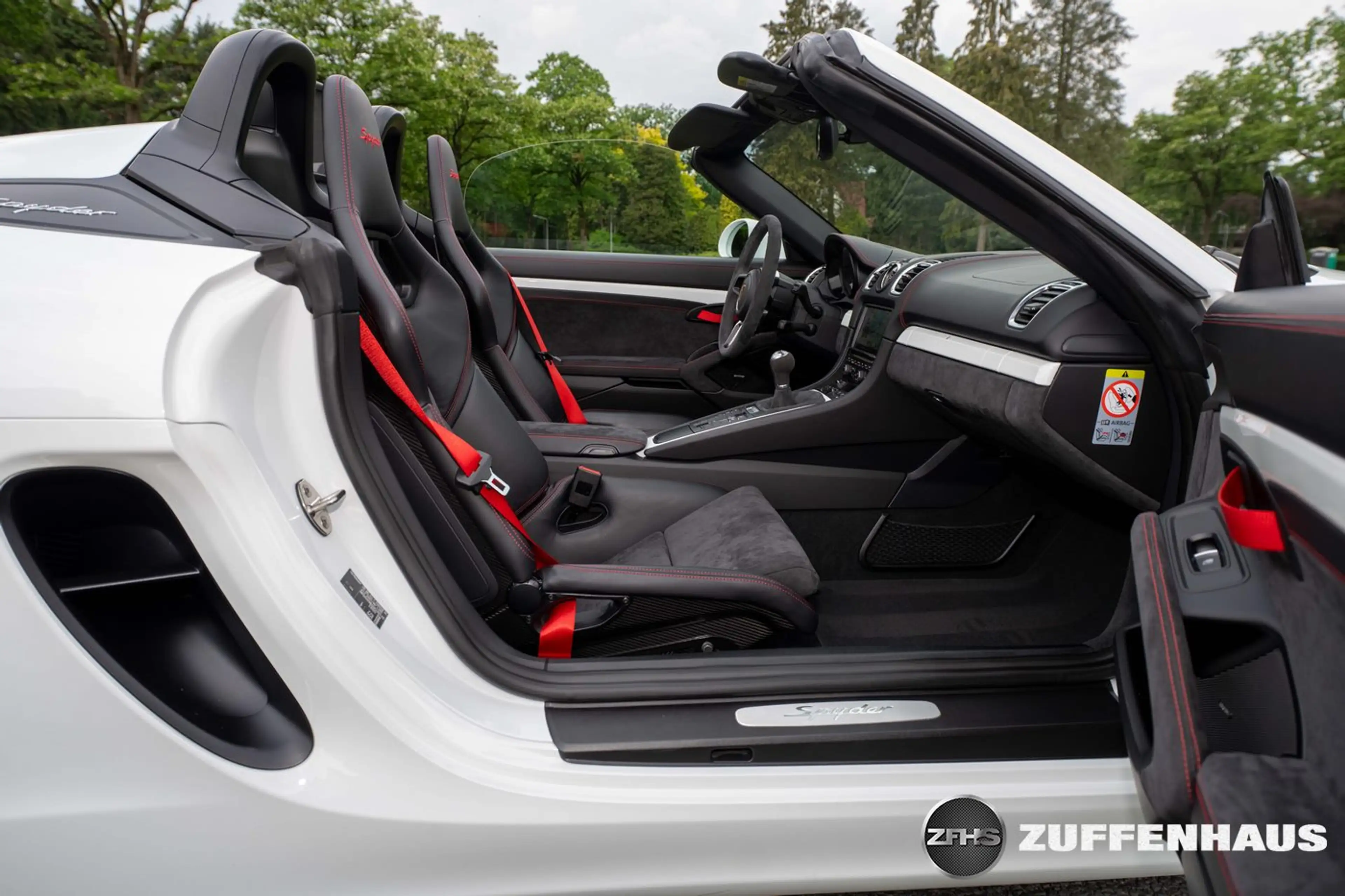 Porsche Boxster Spyder Carbon seats leder dash Bose NL auto dealer — photo 12