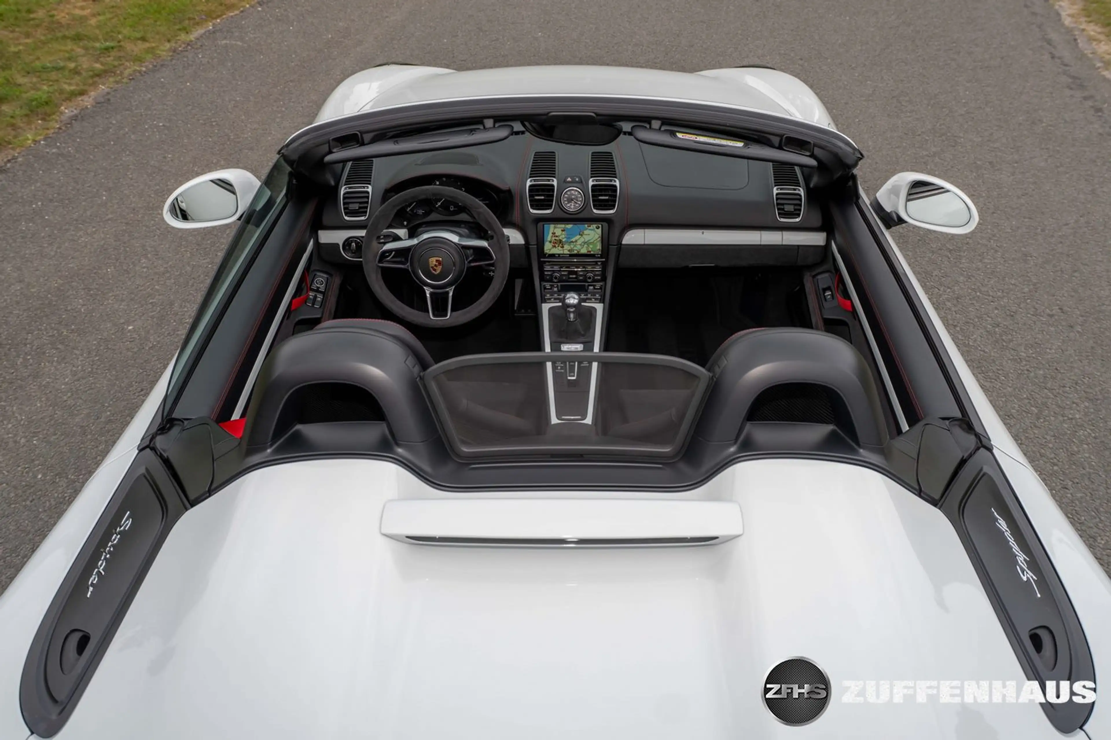 Porsche Boxster Spyder Carbon seats leder dash Bose NL auto dealer — photo 11